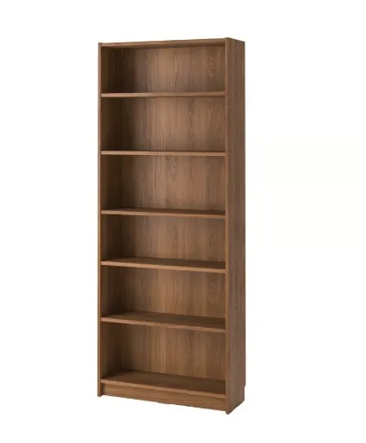 BILLY Bookcase - brown walnut effect 31 1/2x11x79 1/2 "