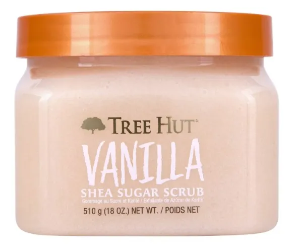 Naterra International  Inc. Tree Hut Vanilla Shea Butter Sugar Body Scrub  18 oz