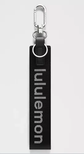 Never Lost Keychain - Grenadine Black/White/Silver - ONE SIZE