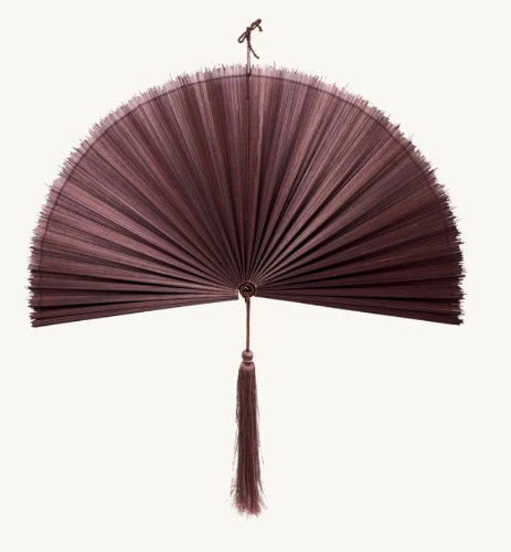 Deco wall fan | 3.5 x 80 x 40 cm. | Brown