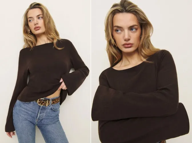 Eternity Knit Top - Mole