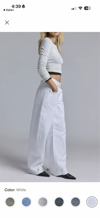 BDG Logan Buckle Baggy Barrel Jean