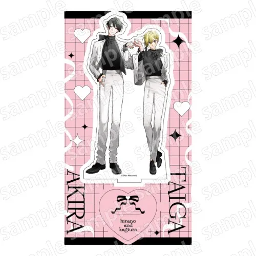 Hirano & Kagiura Black and Pink Collection Standee