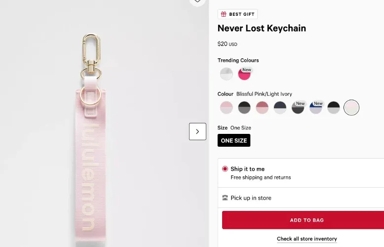 Never Lost Keychain