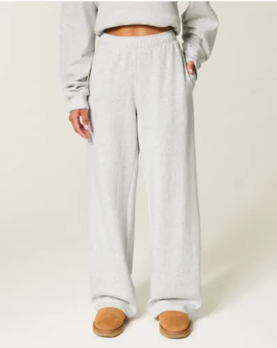 Wide-Leg Sweatpants