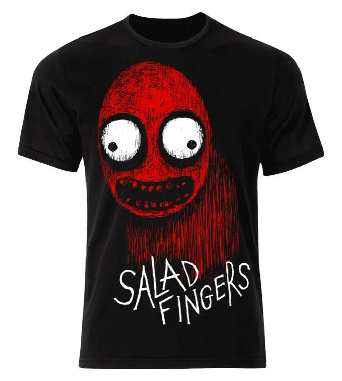 NEW! Salad Fingers Horrorshow T-Shirt (Red) - Small (36")