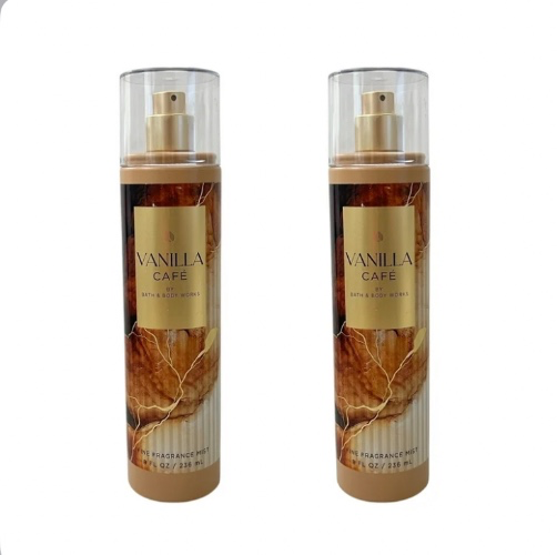 Bath & Body Works Vanilla Cafe Mist 8 fl oz 2 Pack