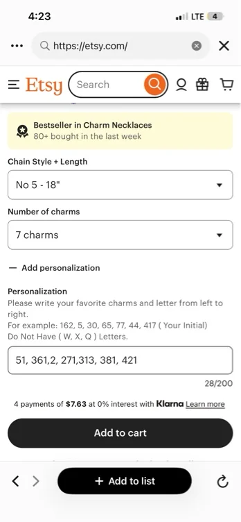 Build Your Own Custom Charm Necklace for Women, Pick Your Charms, Multi Charm Necklace, Vintage Chunky Necklace, Personalized Birthday Gift