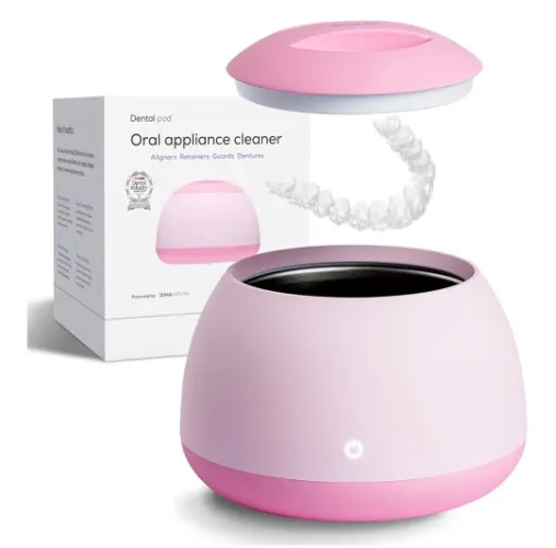 Zima Dental Pod | Ultrasonic Retainer Cleaner Machine | Aligner, Nightguard, Mouth Guard, Denture Cleaner (Rose Pink) : Amazon.com.au: Health, Household & Personal Care