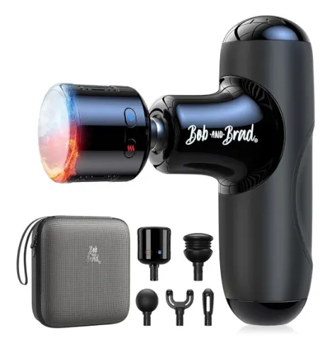BOB AND BRAD Q2 Pro Mini Massage Gun with Heat and Cold Therapy, Pocket-Sized Deep Tissue Massager Gun, Portable Percussion Muscle Massager Gun, Ultra Small&Quiet Massage, Gifts for Men Women : Amazon.com.au: Health, Household & Personal Care