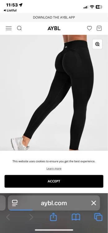Adapt Seamless Leggings - Black