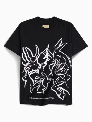 Black "Vintage Drawings"