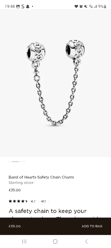 Pandora Charm