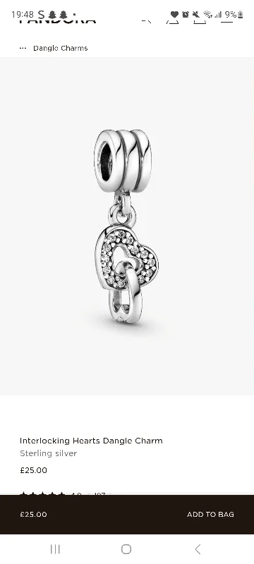 Pandora Charm