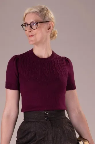 Wine sweater