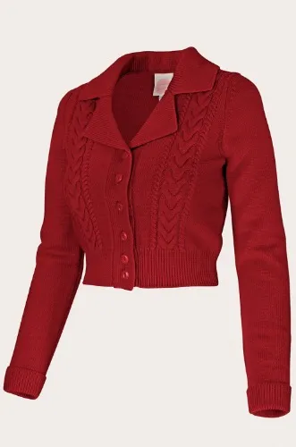 Red summerknight cardigan