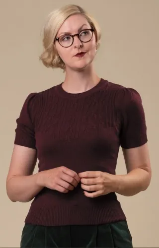 Plum sweater