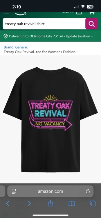 Amazon.com: Treaty Oak Revival. tee Mens Cool : Clothing, Shoes & Jewelry