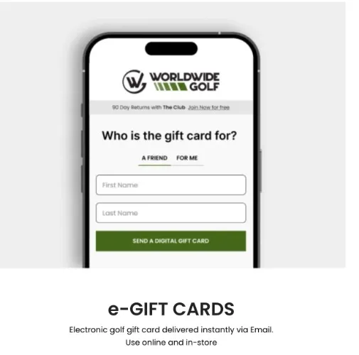  Worldwide Golf Gift Cards 