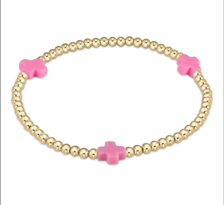 pink cross enewton bracelet 