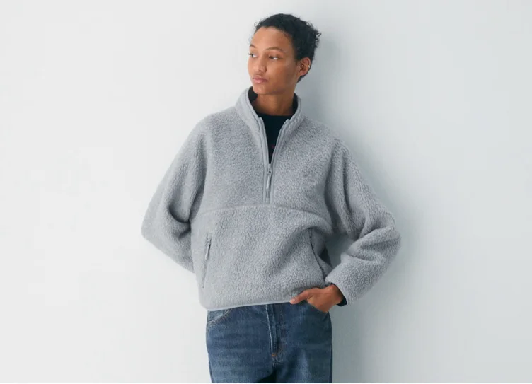 Polartec® Thermal Pro™ 1/2 Zip Hi-hip Sweater