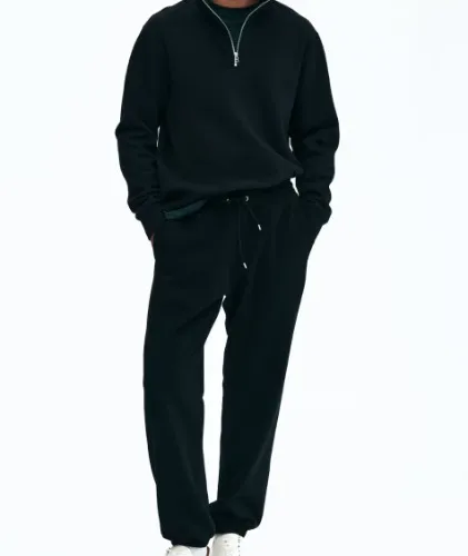 Relaxed Fit Sweatpants - Black