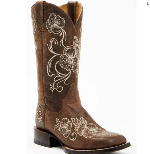Shyanne Women's Lasy Western Boots - Broad Square Toe | Boot Barn