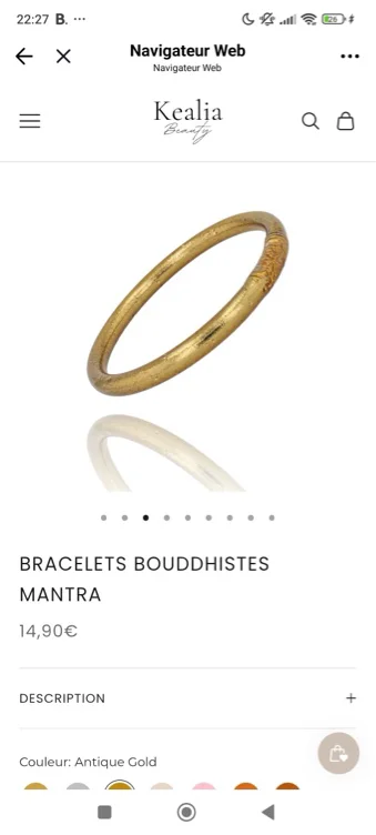 Bracelet bouddhiste X3
