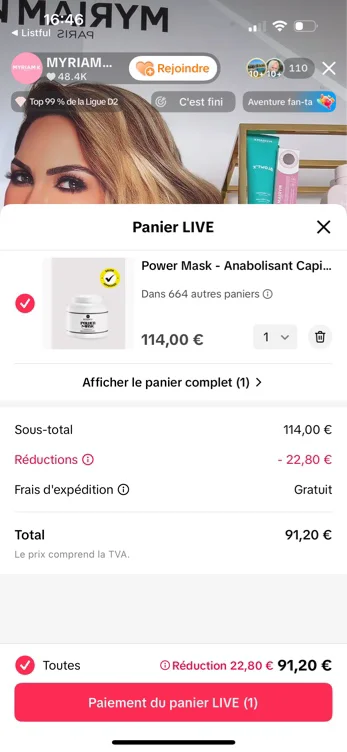 Power mask Myriam K