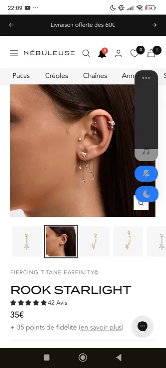 Piercing rook starlight