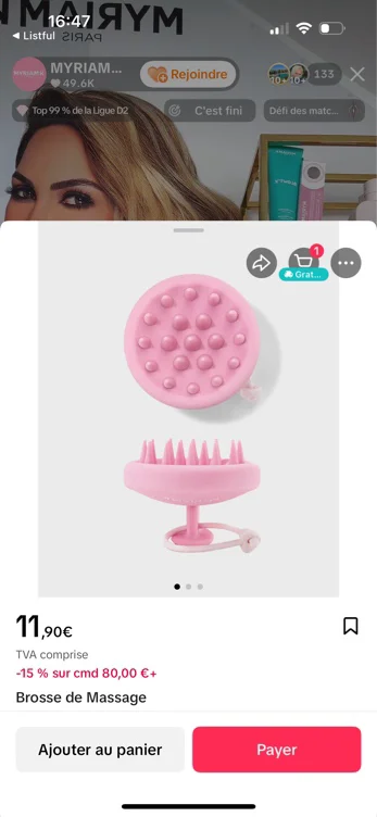 Brosse cheveux 