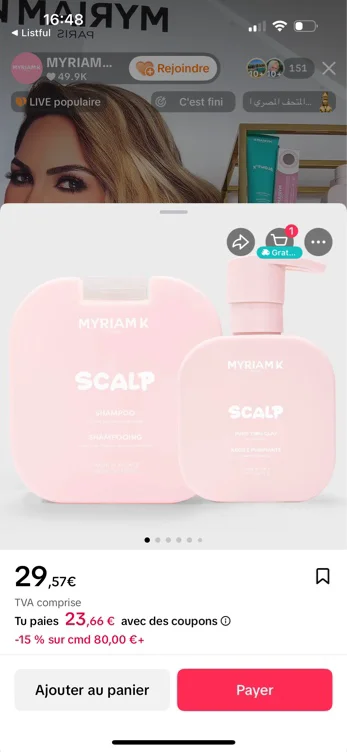 Duo masque et shampooing scalp