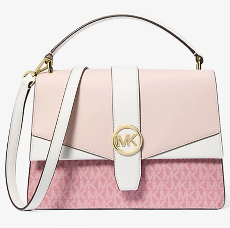 Greenwich Medium Signature Logo Satchel