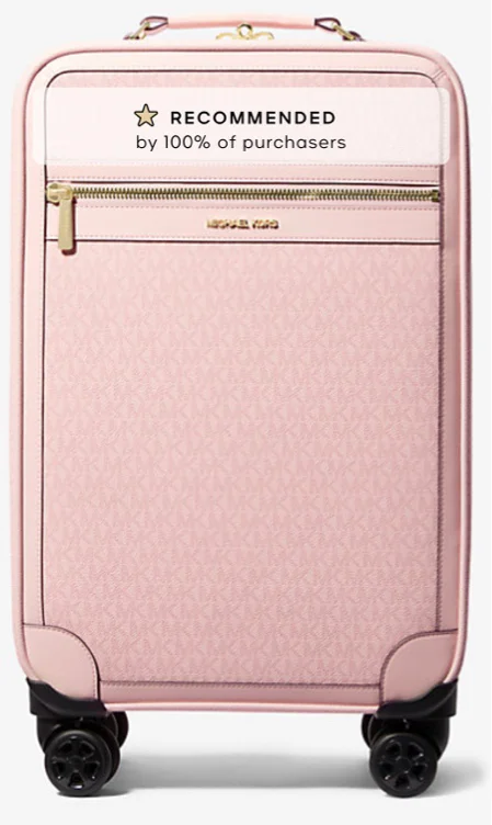 Jet Set Travel Small Signature Logo Suitcase