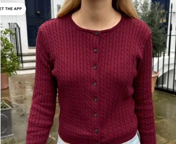 Zoe Cable Knit Cardigan