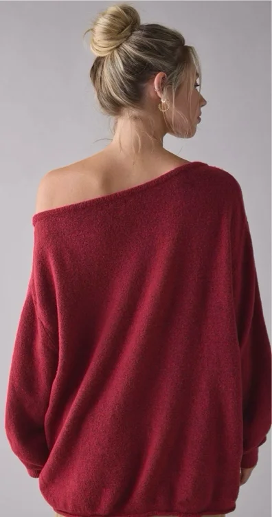 UO Nola Oversized Off-The-Shoulder Sweater