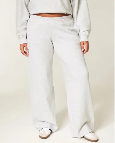 Wide-Leg Sweatpants