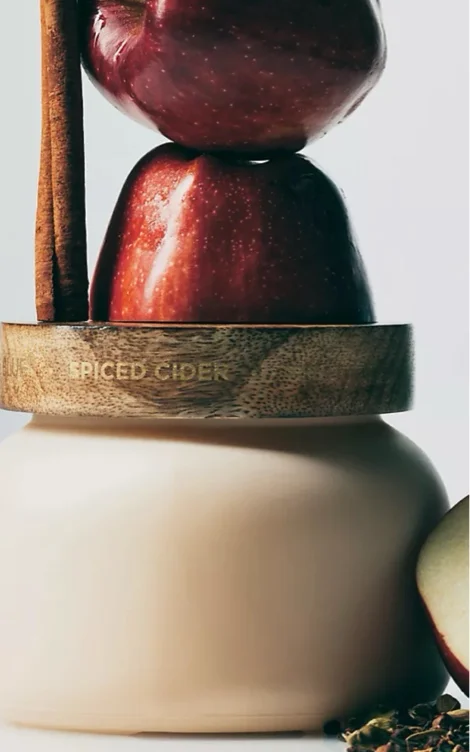 Capri Blue Spiced Cider Matte Glass Candle