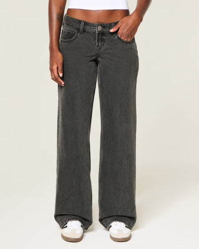Ultra Low-Rise Baggy Jeans
