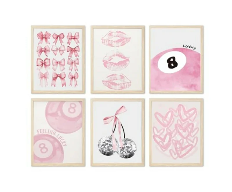 Cute Pink Wall Poster