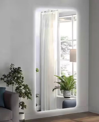 Modern led mirror - Home Depot