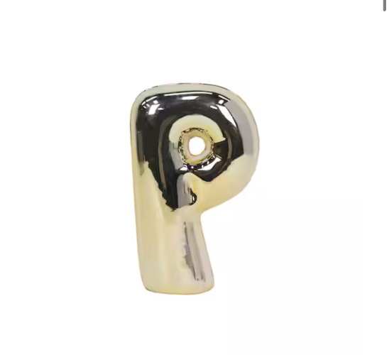 8.5" Gold Bubble Monogram Letter by Ashland®