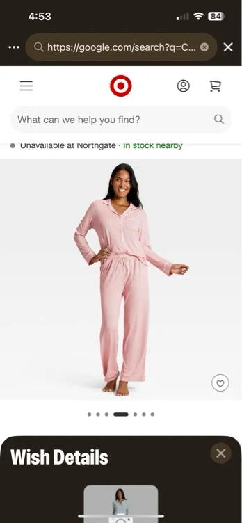 Women's Cloud Knit Modal Long Sleeve Notch Collar Top and Pants Pajama Set - Auden™ Blue 'Tis the Skison XS
