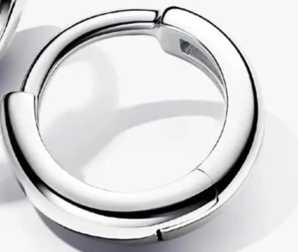 Round Huggie Hoop Earrings