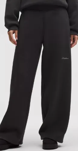 Women's Big Cozy Ultra-Oversized Wide-Leg Pant Graphite Grey M