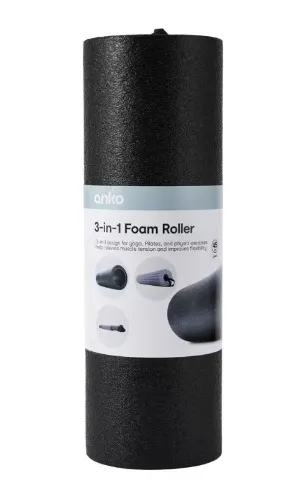 Black Foam Roller 