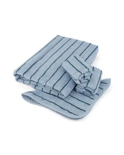 Stripe Towel Set - Blue
