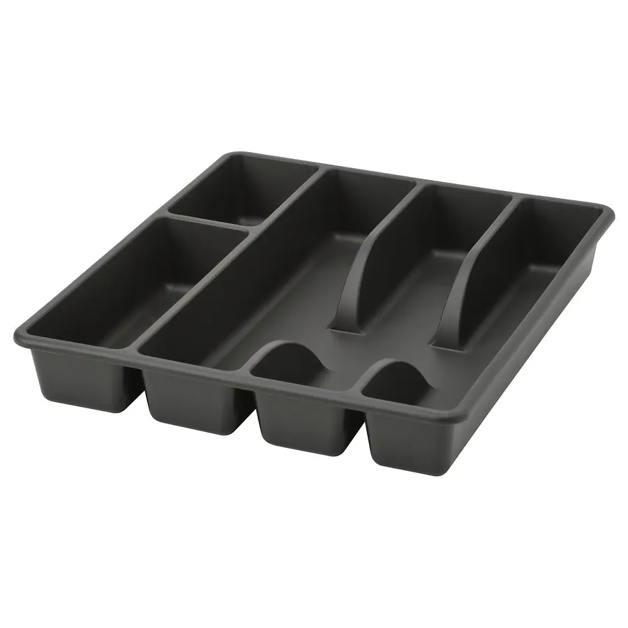 SMÄCKER Flatware tray - anthracite 12 1/4x10 1/4 "