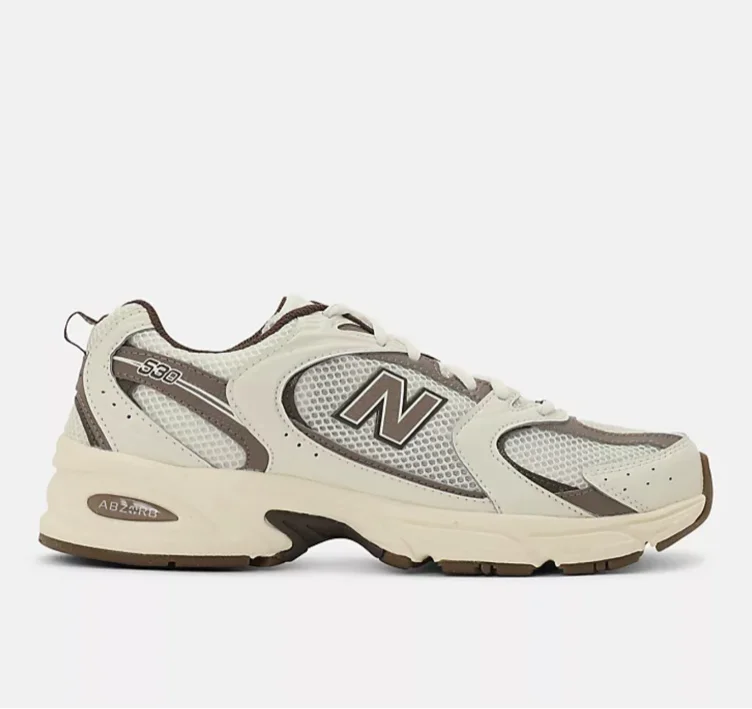 New Balance 530 Athletic Shoe - Big Kid - Sea Salt / Peach Nectar