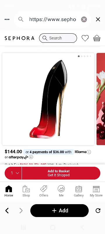 Very Good Girl Elixir with Cherry & Vanilla - Carolina Herrera | Sephora